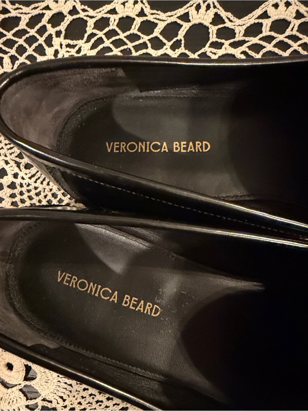Veronica Beard Black Leather Penny Tassel Loafers - Picture 9 of 13